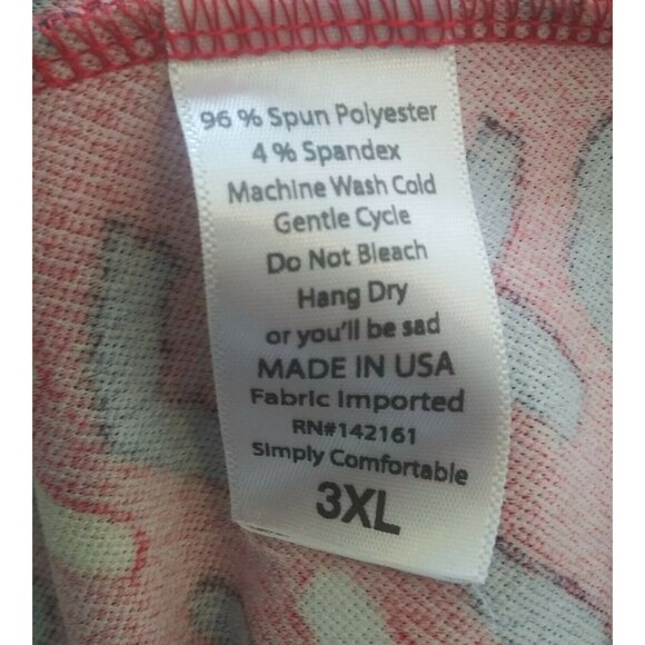 LuLaRoe Plus Size 3XL Pencil Skirt Womens Multicolor Chevron Print - Picture 7 of 7